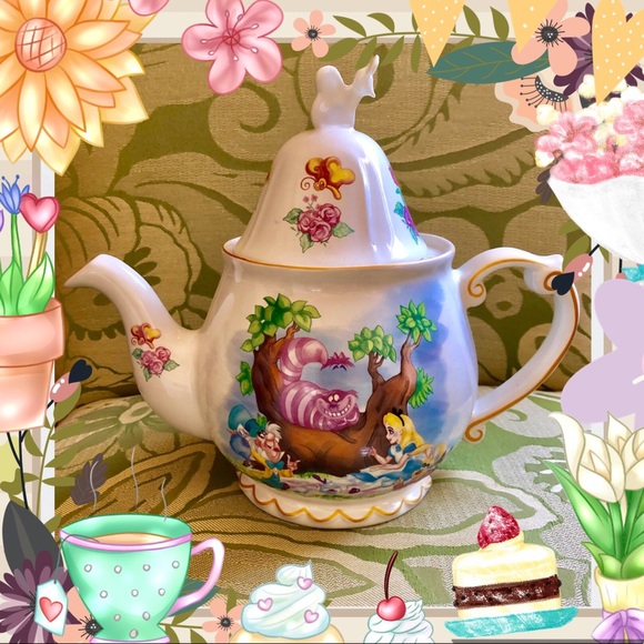 Disney Other - Alice in wonderland authentic Disney Tea Pot